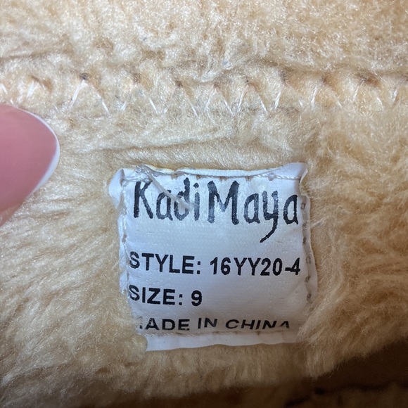 Kadi Maya brown synthetic leather booties Size 9 - Picture 7 of 9